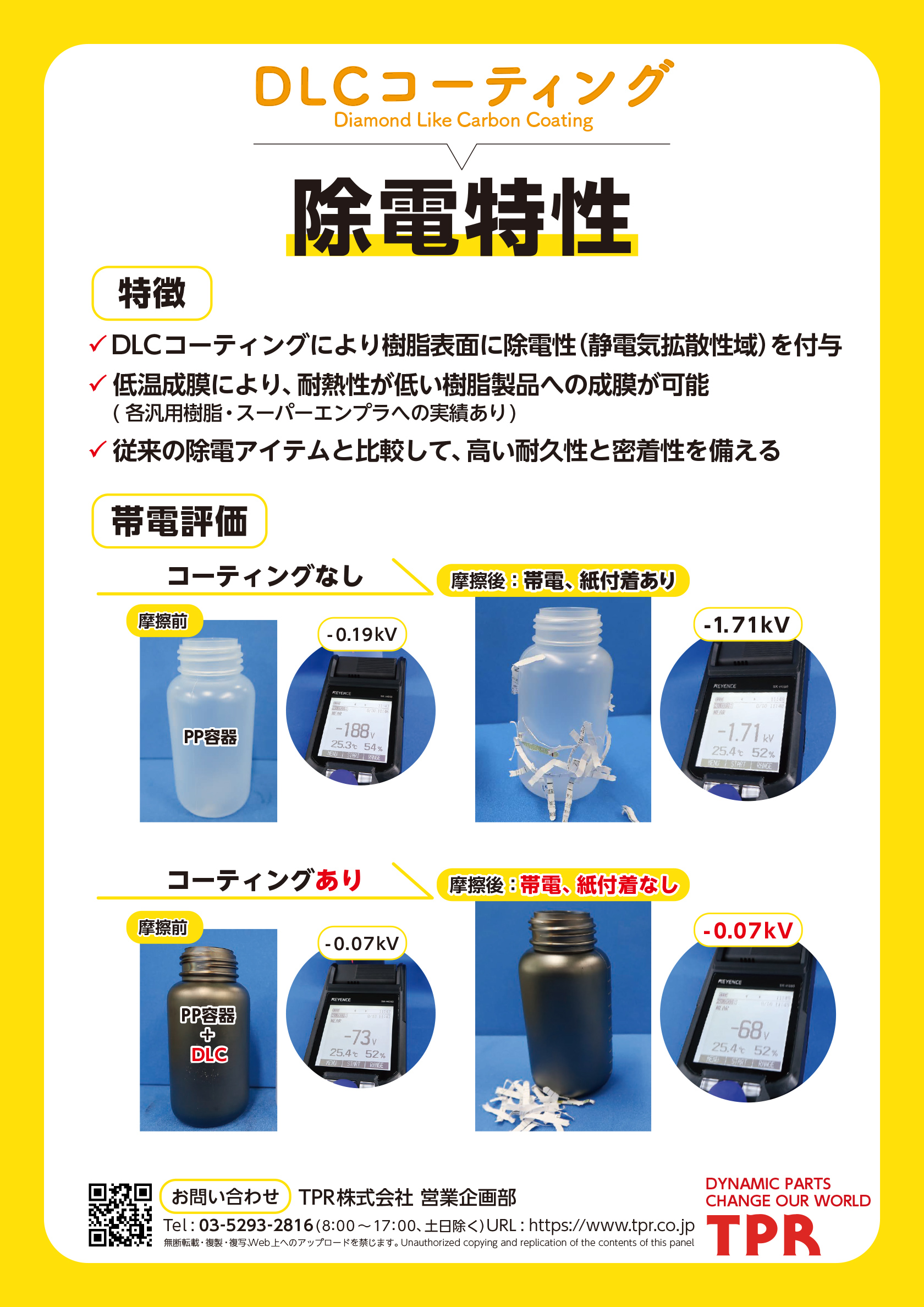 除電コーティング
