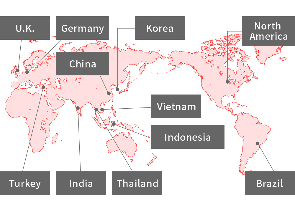 Overseas Locations