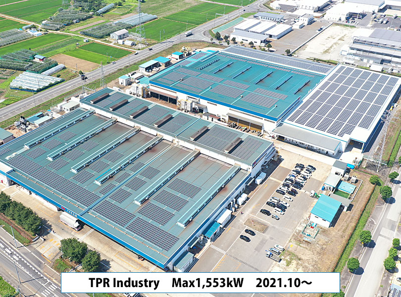 TPR Industry Solar power generation