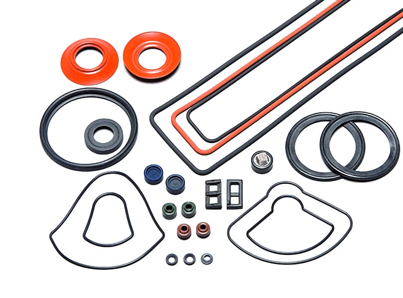 Various types of seal parts