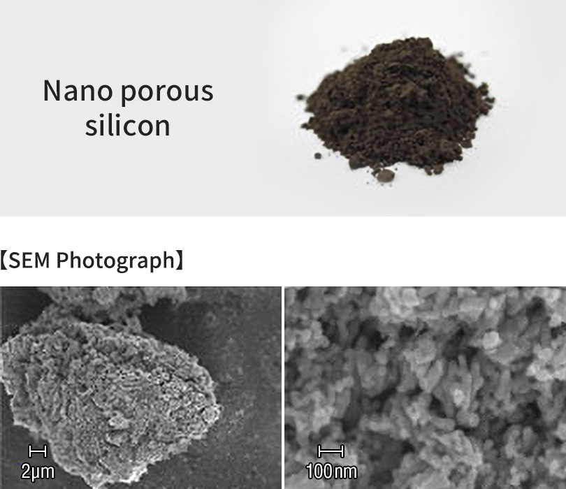 Nano porous silicon
